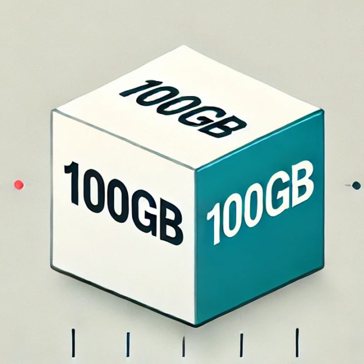 100 گیگ، 3ماهه، تانل،تک
