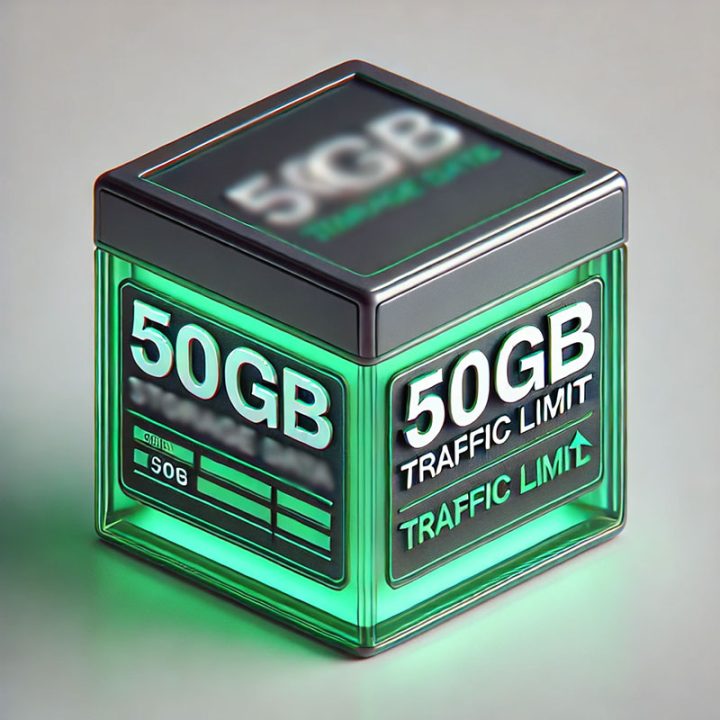 50گیگ، 1ماهه، مستقیم،مولتی